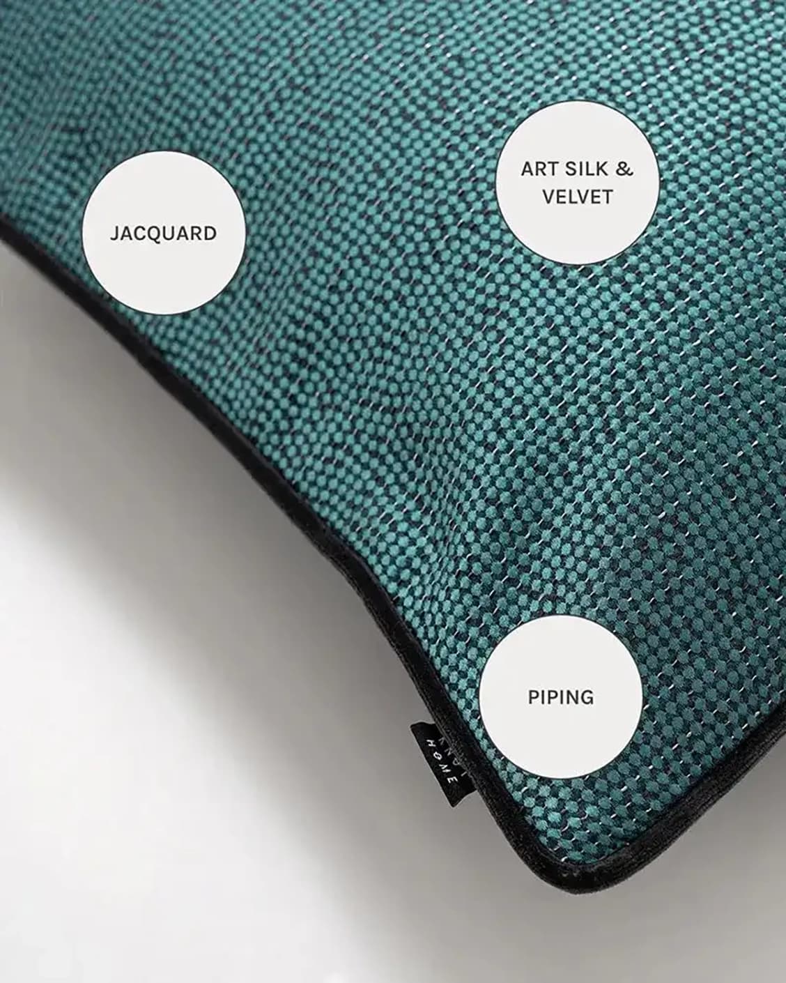 Asta Canova cushions in blue, shown in a product close-up as image 10