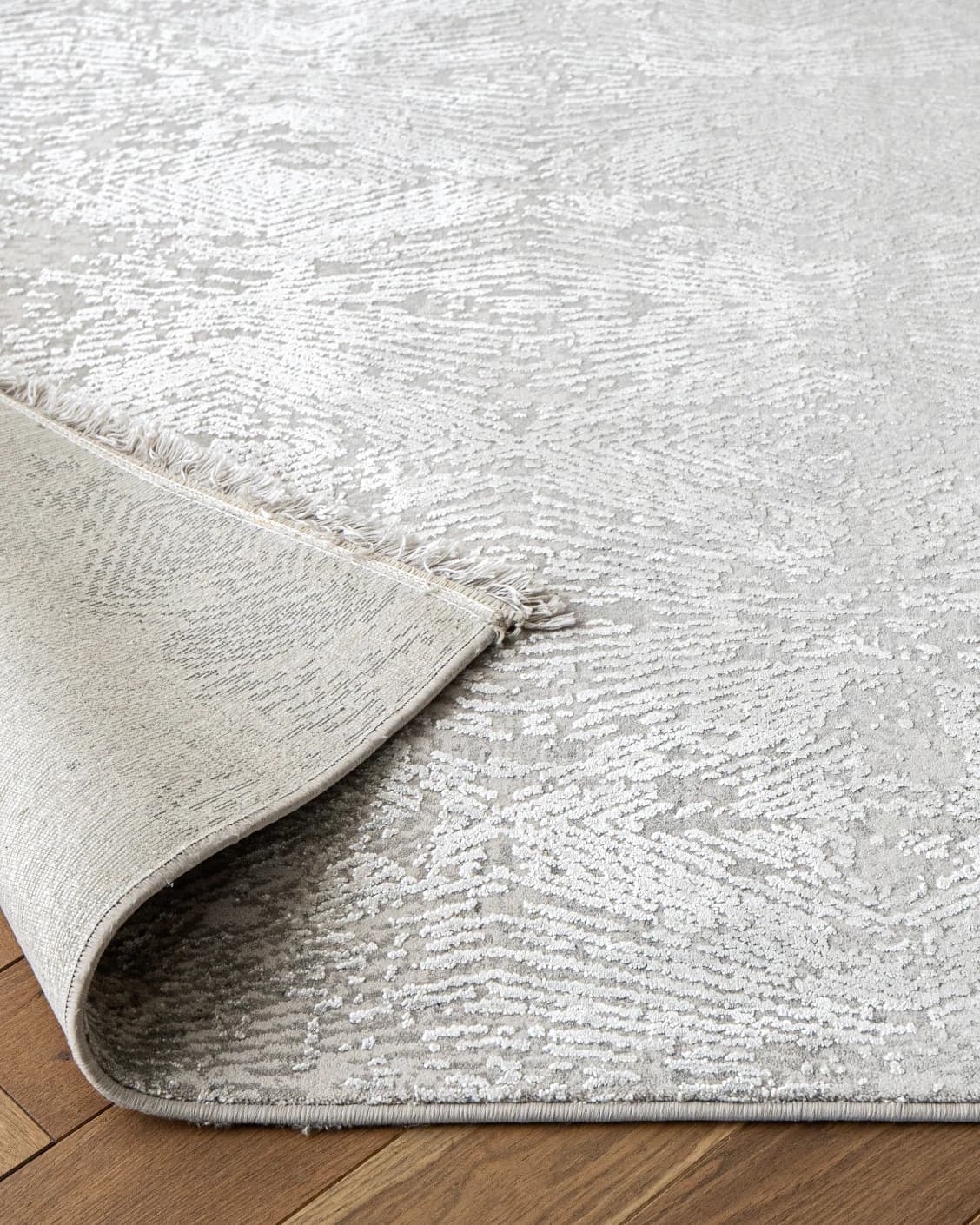 Athena Ashton carpet in grey and off white, shown in a product front view as image 11