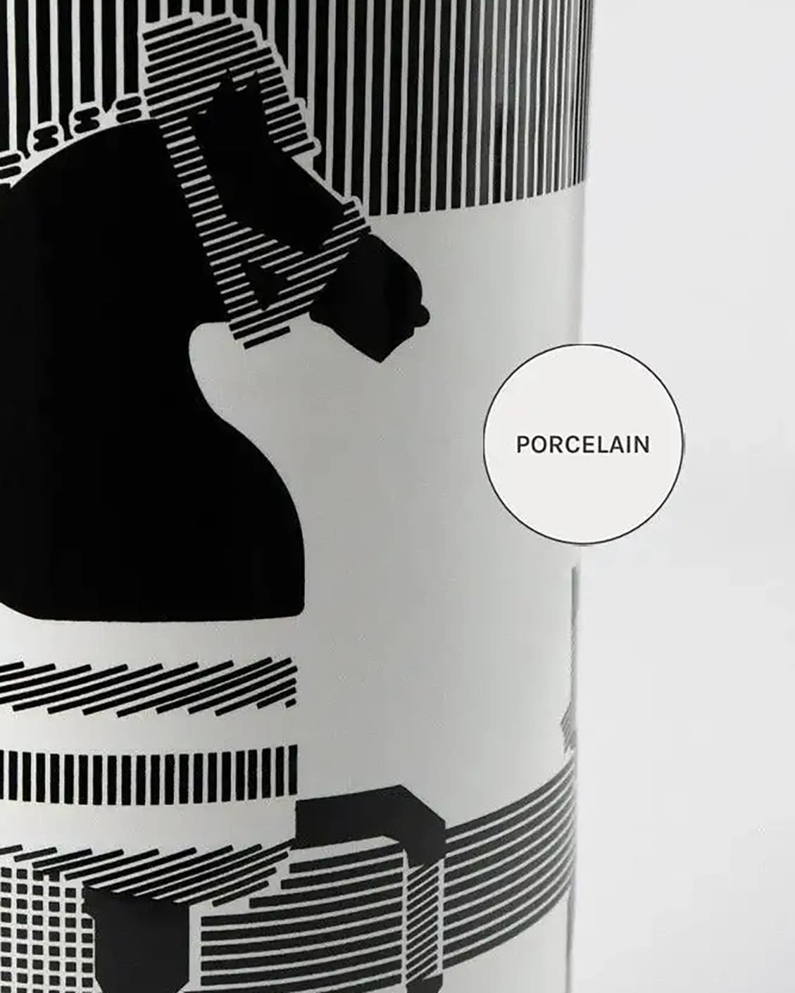 Aurora Arneson vases in white and black, shown in a product close-up as image 10