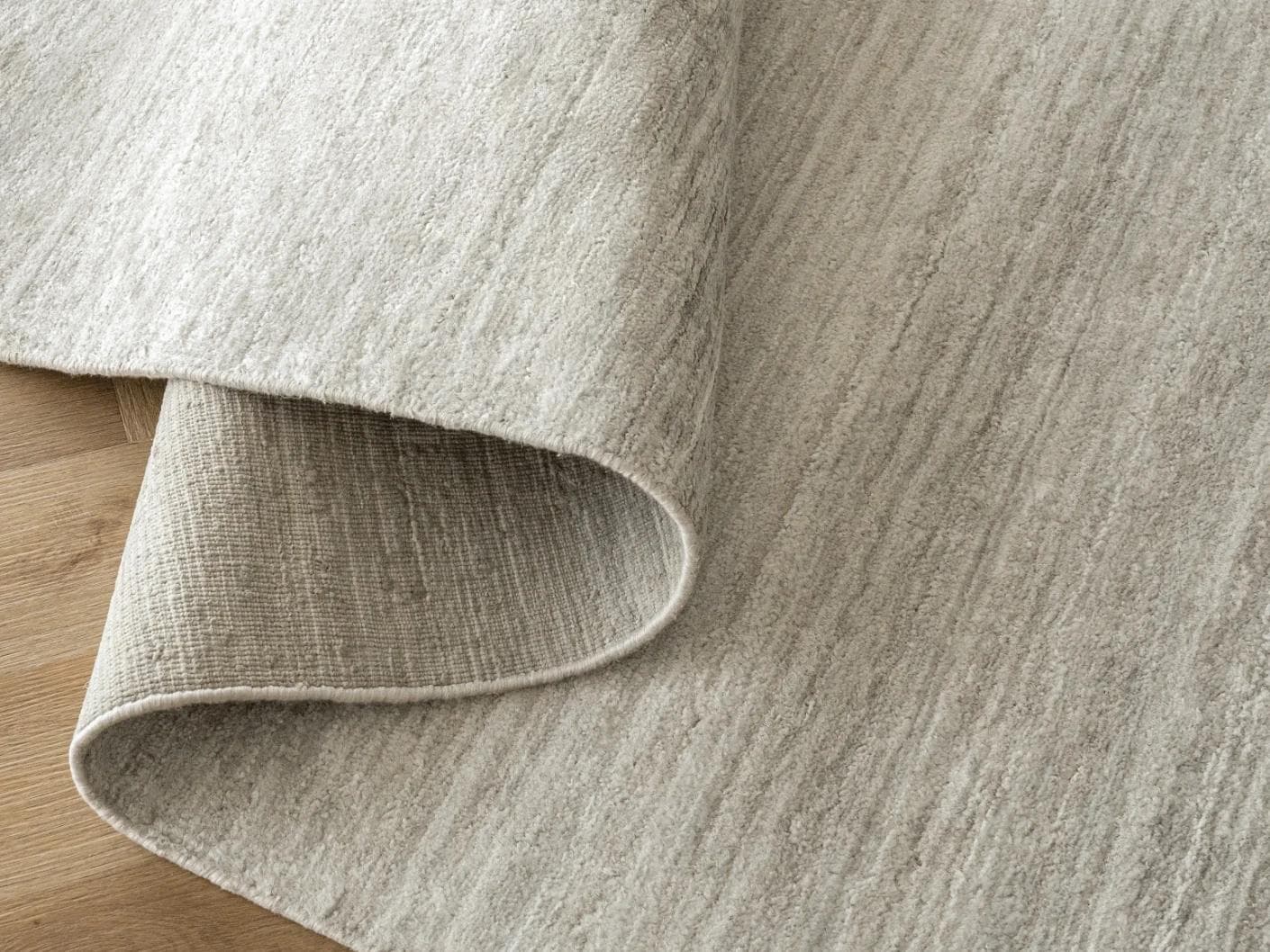 Beatrice Alba carpet in grey, shown in a product close-up top view as image 11