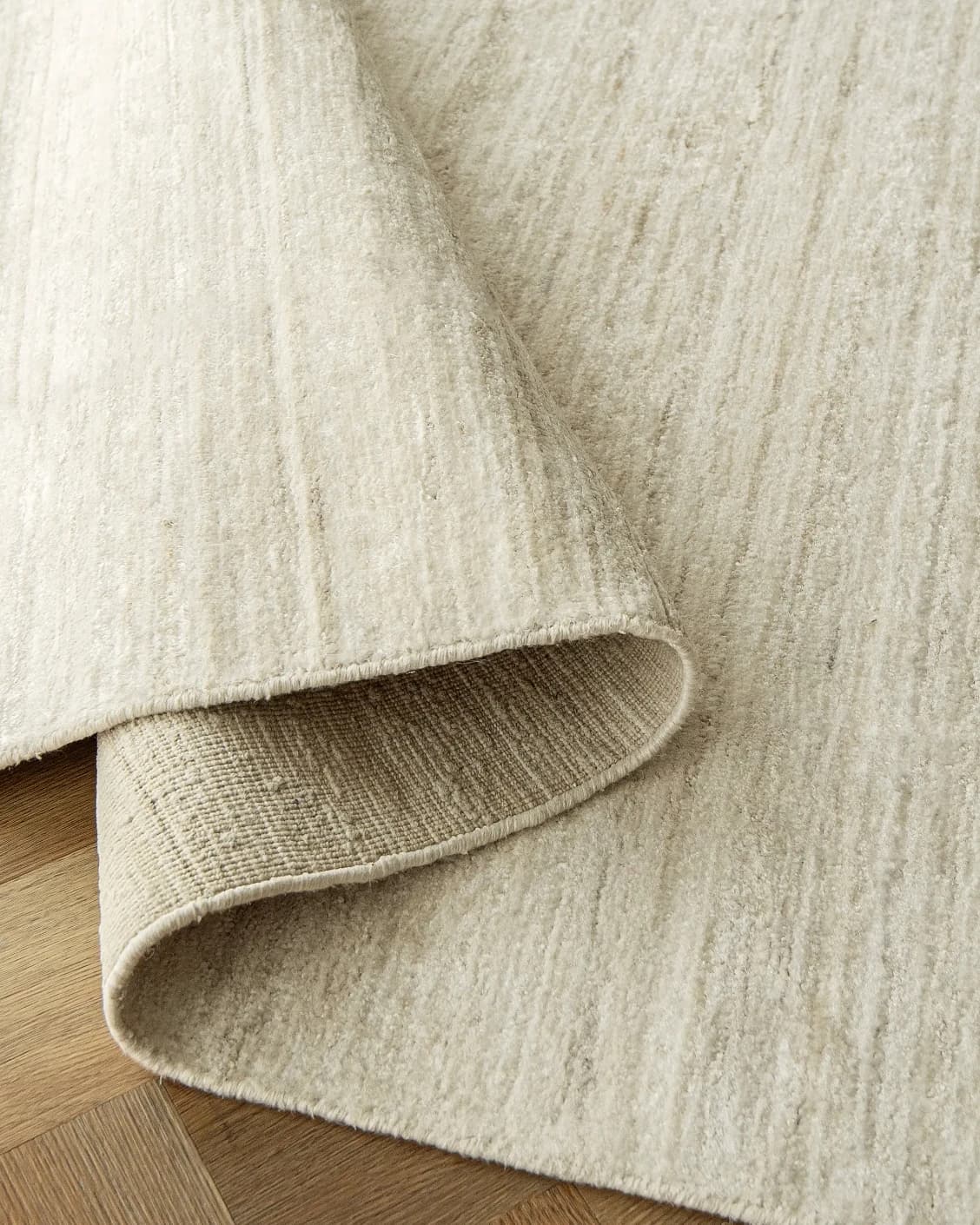 Beatrice Sandy 02 Runners carpet in sandy and beige, shown in a product close-up as image 9
