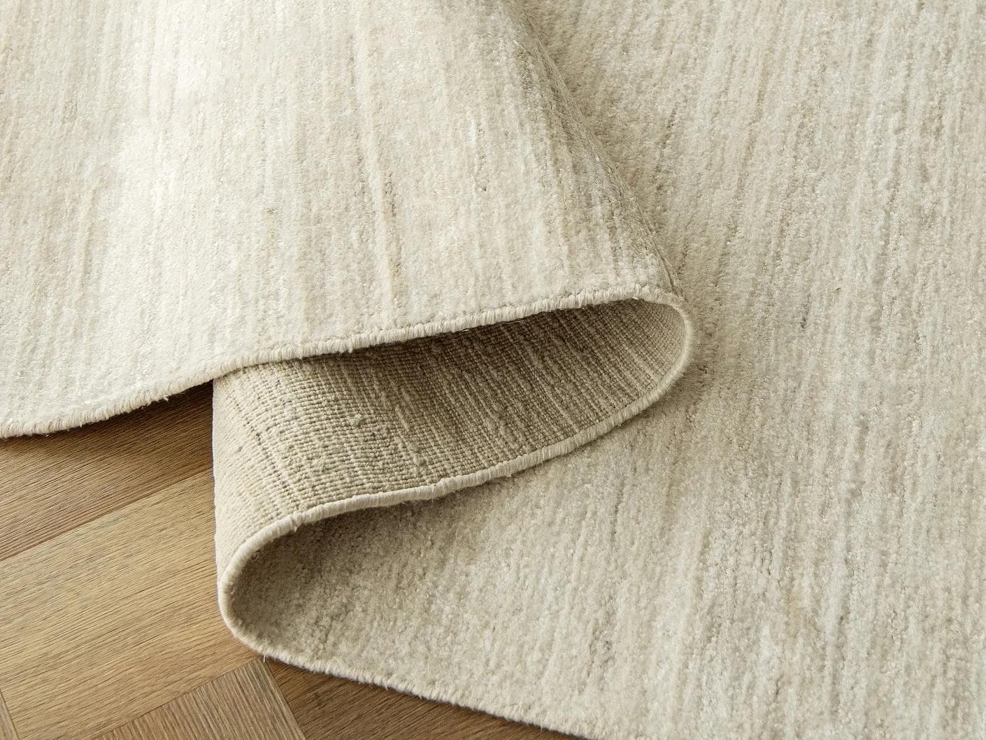 Beatrice Sandy 02 carpet in beige, shown in a product close-up as image 14