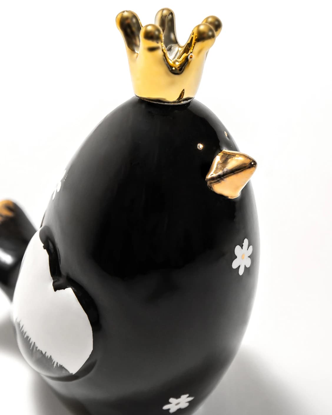 Berdy Arneson statues and sculptures in gold, white and black, shown in a product close-up as image 6