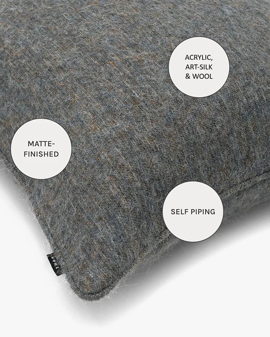 Bree Canova cushions in blue and grey, shown in a product close-up as image 10