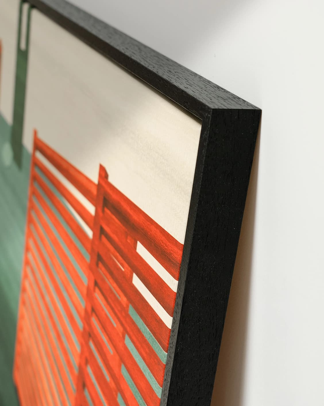Breeze canvas in red and green, shown in a lifestyle close-up as image 5
