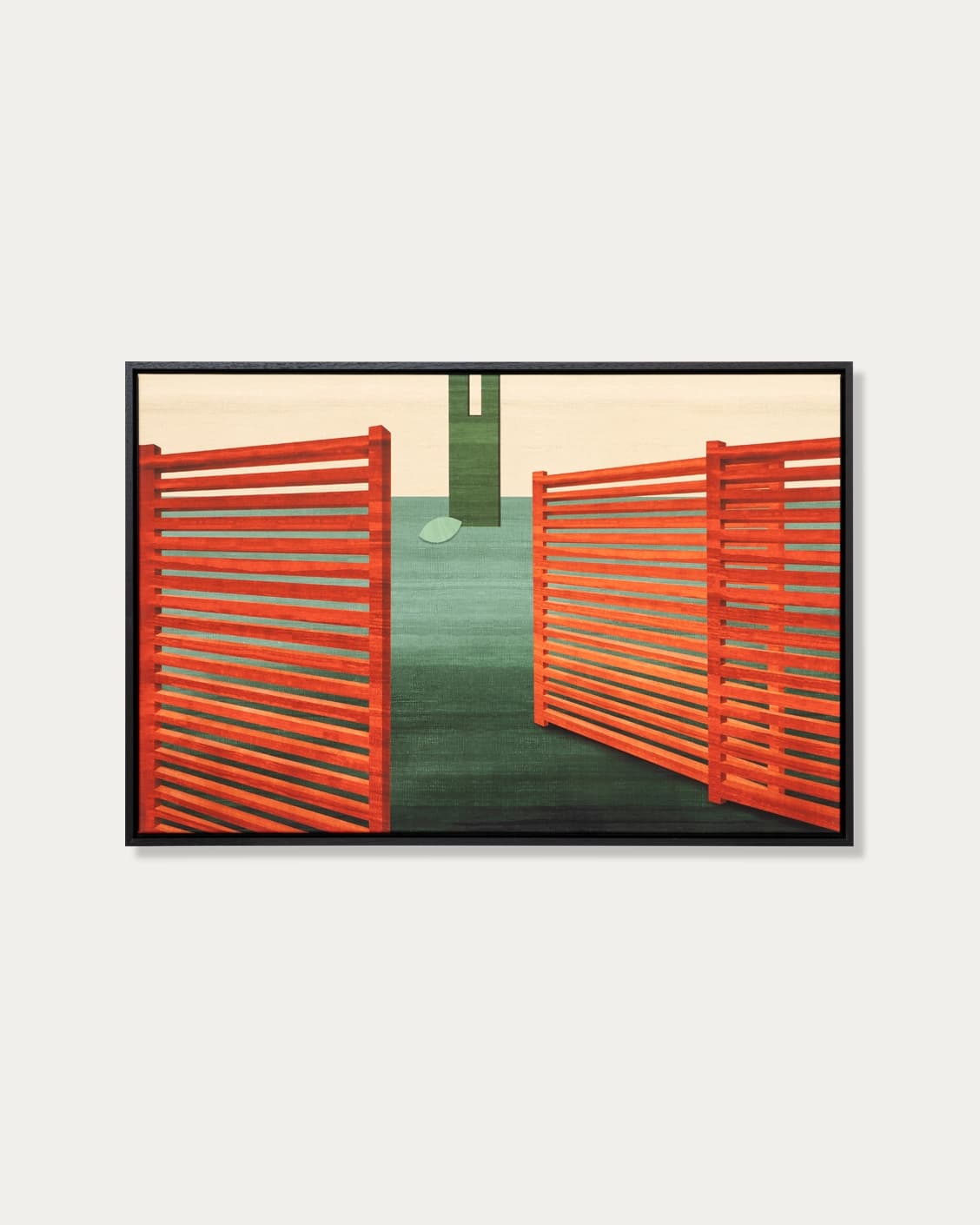 Breeze canvas in red and green, shown in a product front view as image 1