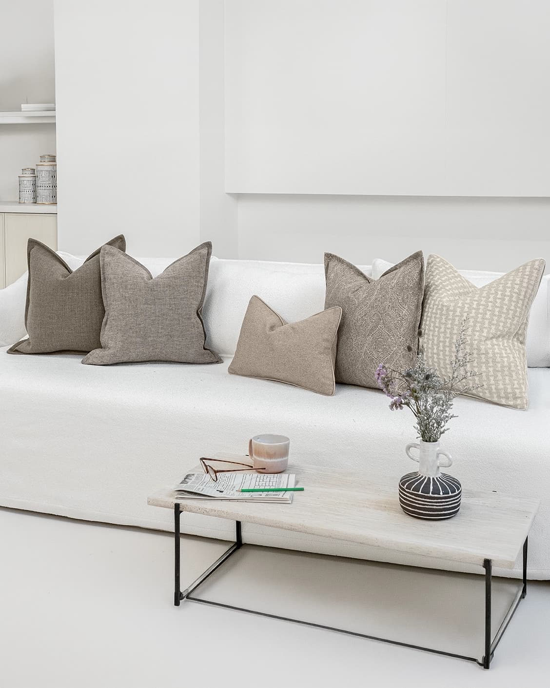 Bryon Bundle cushion, shown in a lifestyle right view as image 2