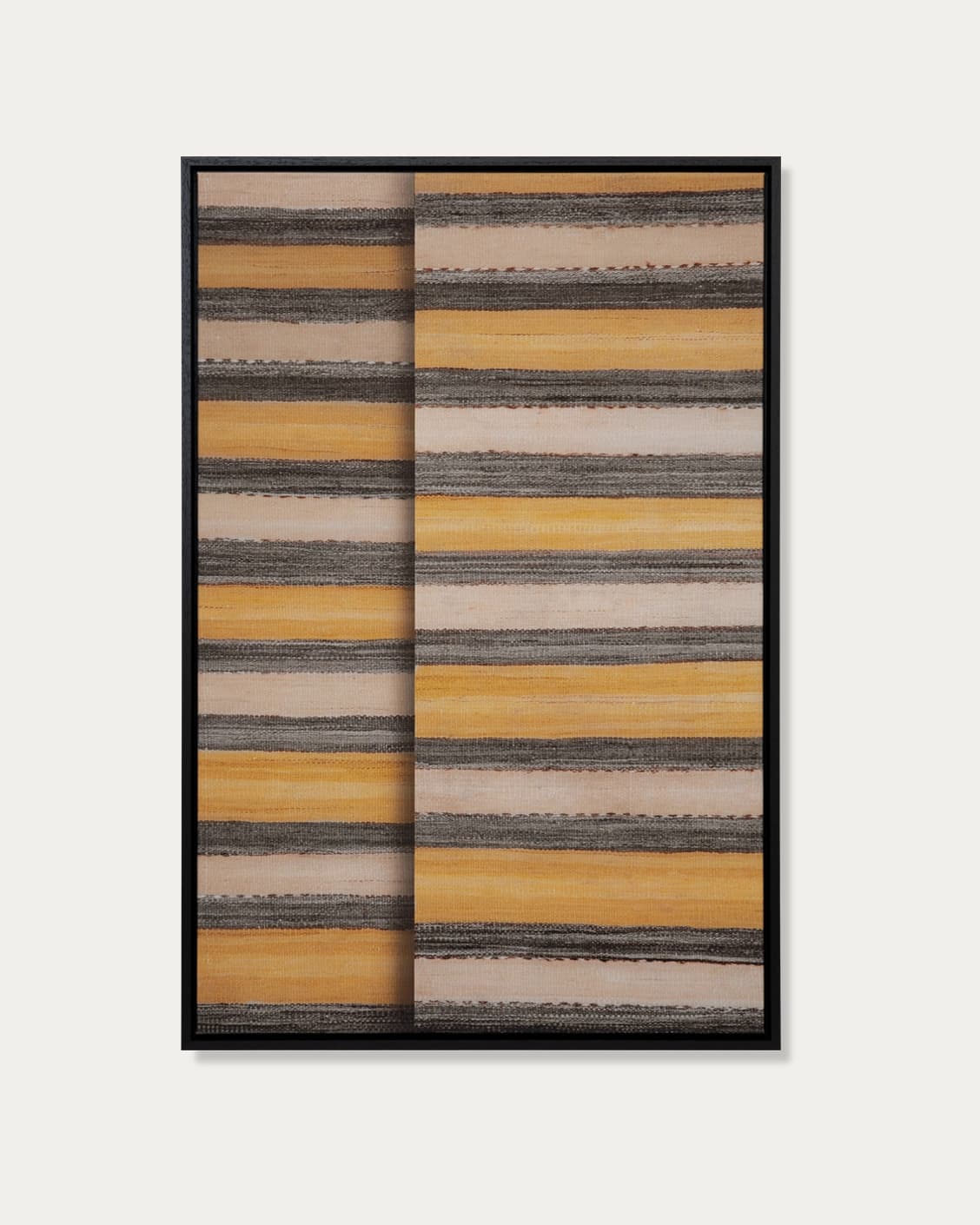 Bumblebee Gray canvas in grey, beige and yellow, shown in a product front view as image 1