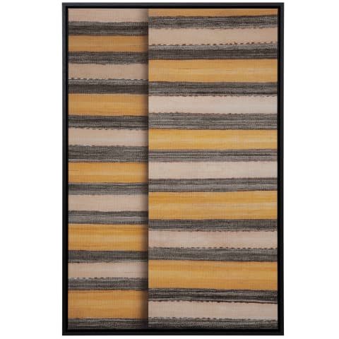Bumblebee Grey canvas in grey, beige and yellow, shown in a product front view as image 1