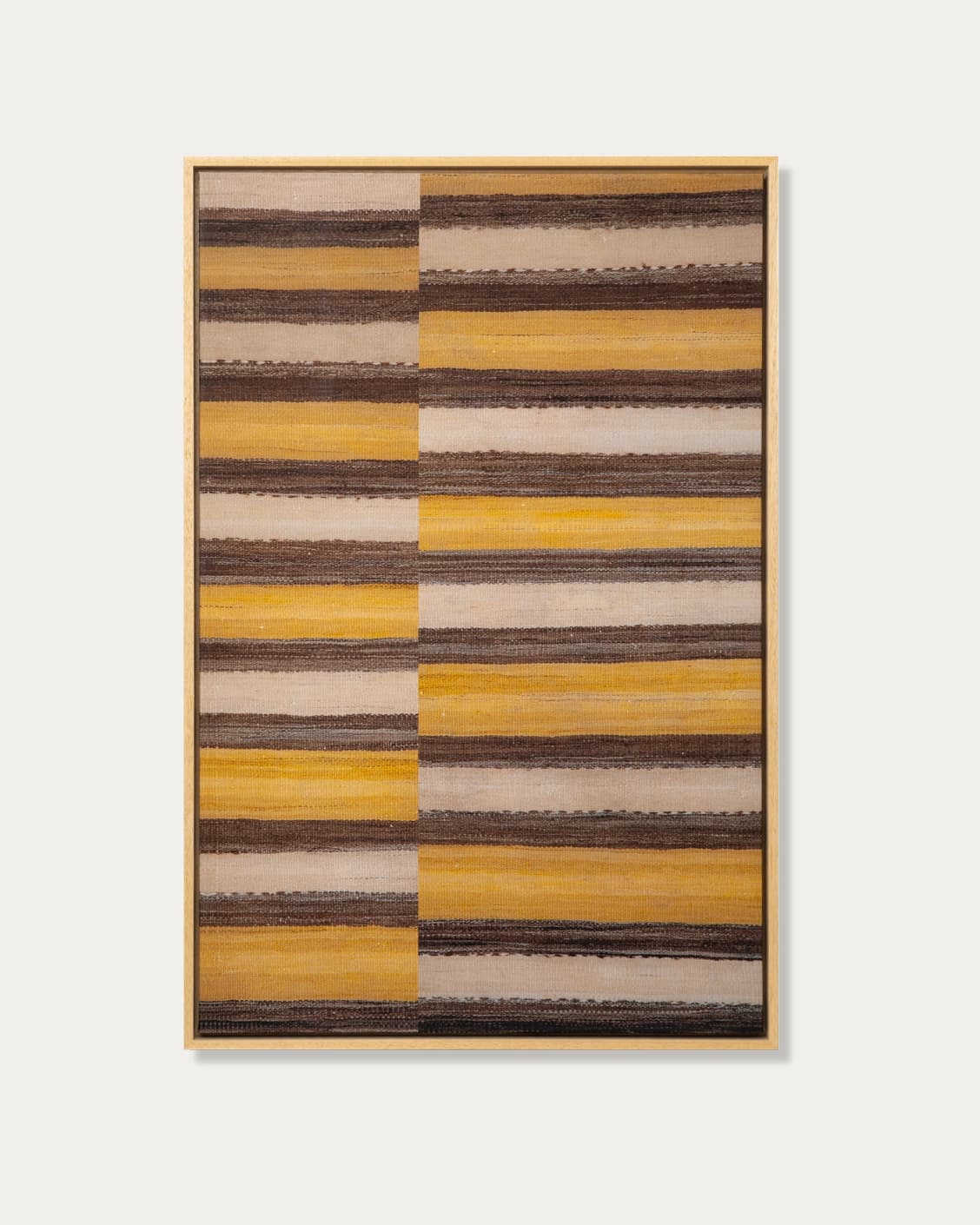 Bumblebee canvas in brown, beige and yellow, shown in a product front view as image 1