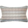 Cecilia Canova II cushion in silver, blue and multicolour, shown in a product front view as image 1