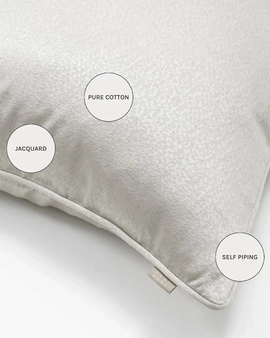 Celeste Hodler cushions in silver, shown in a product close-up as image 11