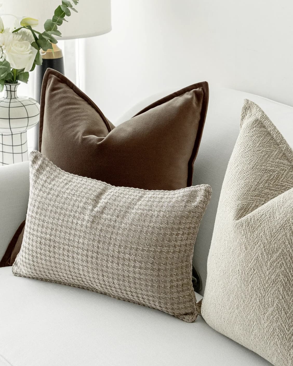 Cente Bundle bundle - indoor in brown, beige and silver, shown in a lifestyle right view as image 3