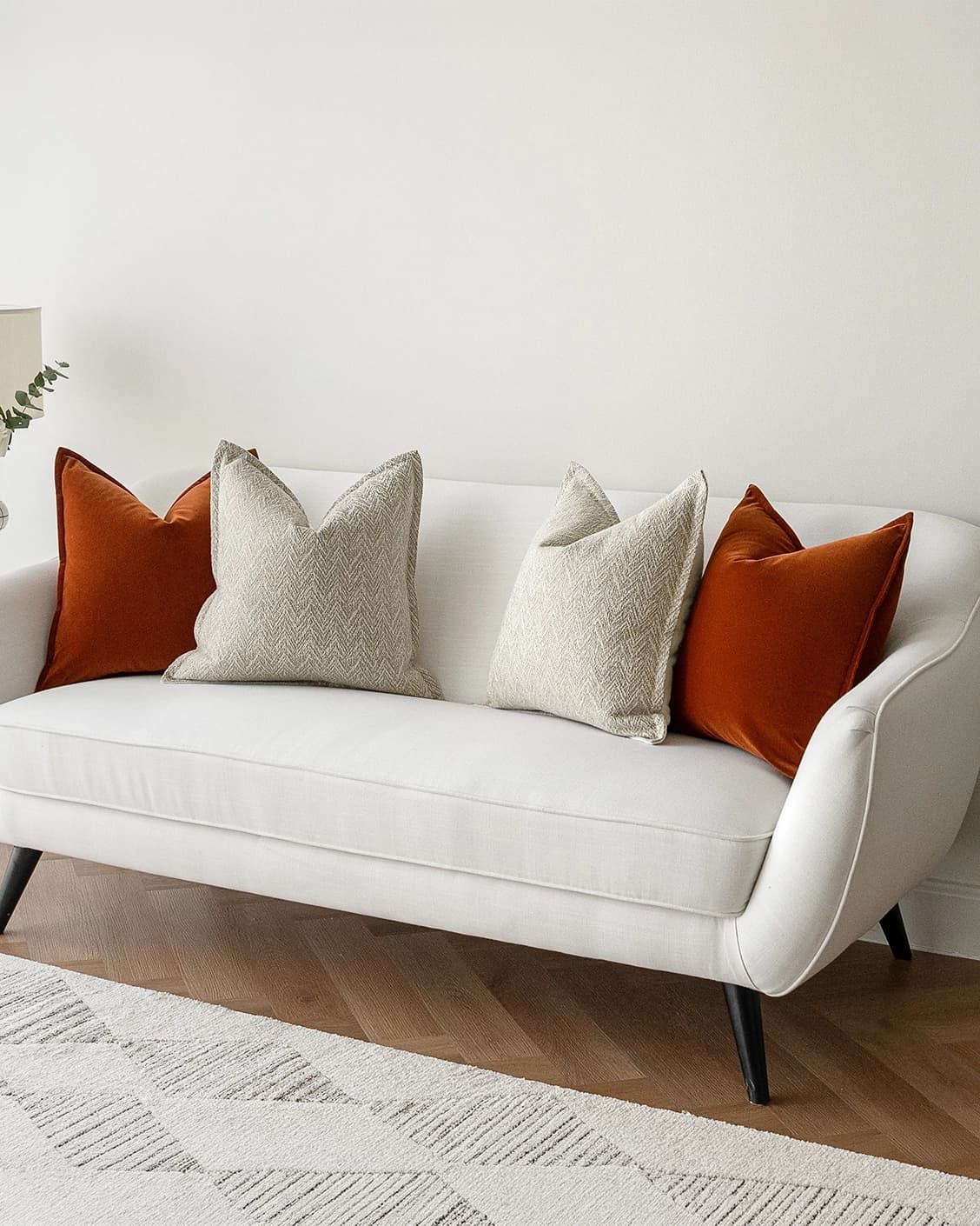 Chloe Bundle cushion, shown in a lifestyle right view as image 2