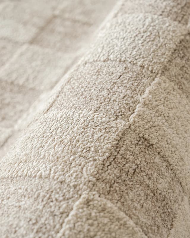 Cindy Dune carpets in dune, taupe and beige, shown in a close-up as image 9