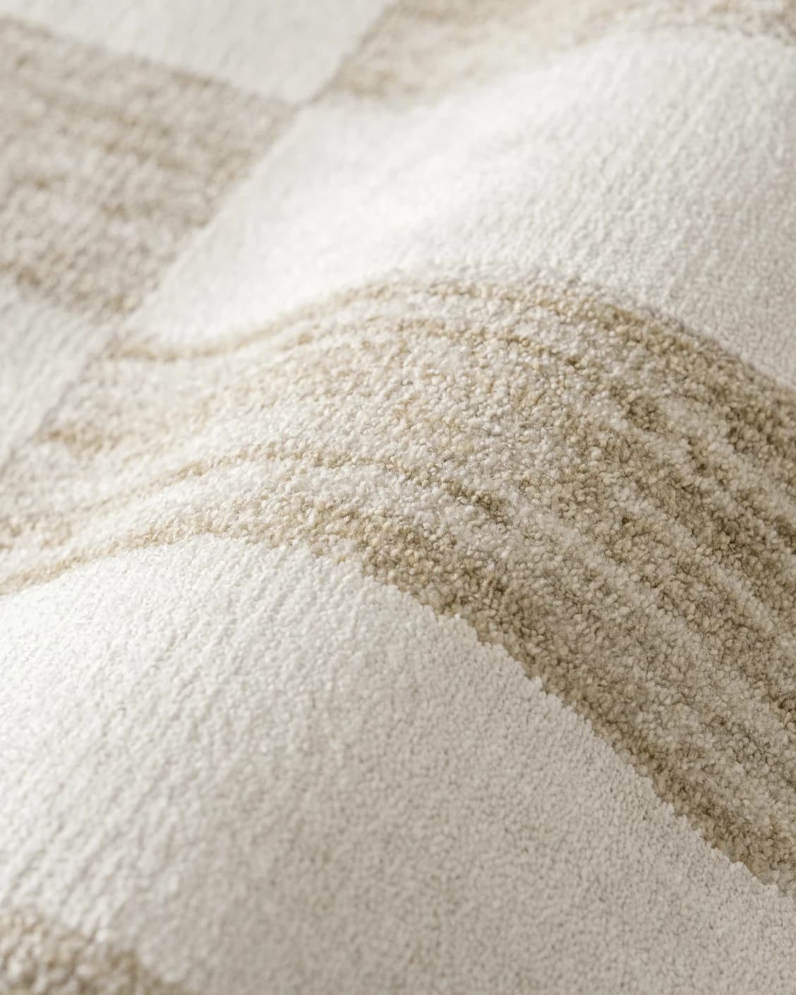 Cindy Tan carpets in tan, taupe and beige, shown in a close-up as image 8