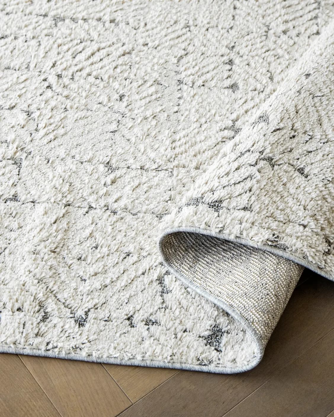 Conrad Sandy carpet in beige and grey, shown in a product close-up as image 9