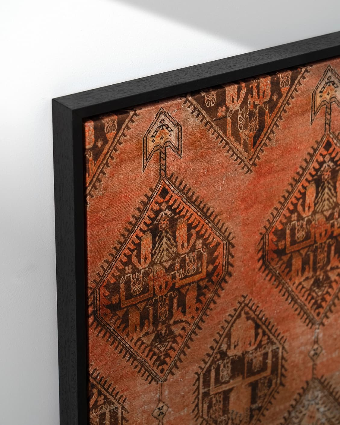 Terracotta canvas in brown, shown in a lifestyle left view as image 4