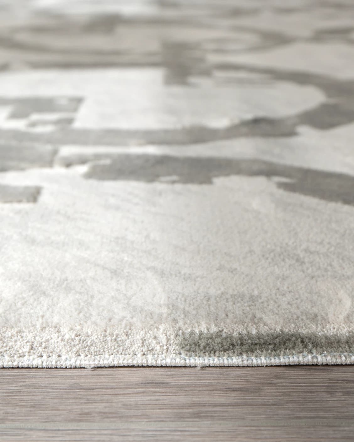 Cooper Dune carpet in dune, grey and silver, shown in a product close-up as image 10