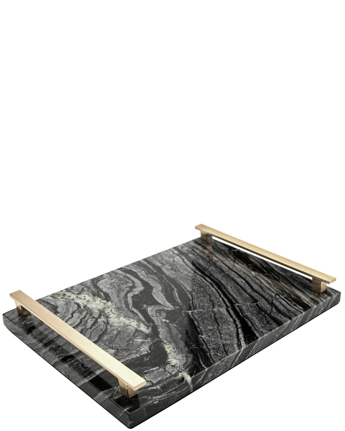 Daniel Bandiagara trays in gold and black, shown in a product left view as image 9