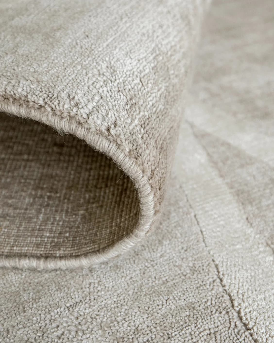 Dash Alba carpet in grey and ivory, shown in a product close-up as image 12