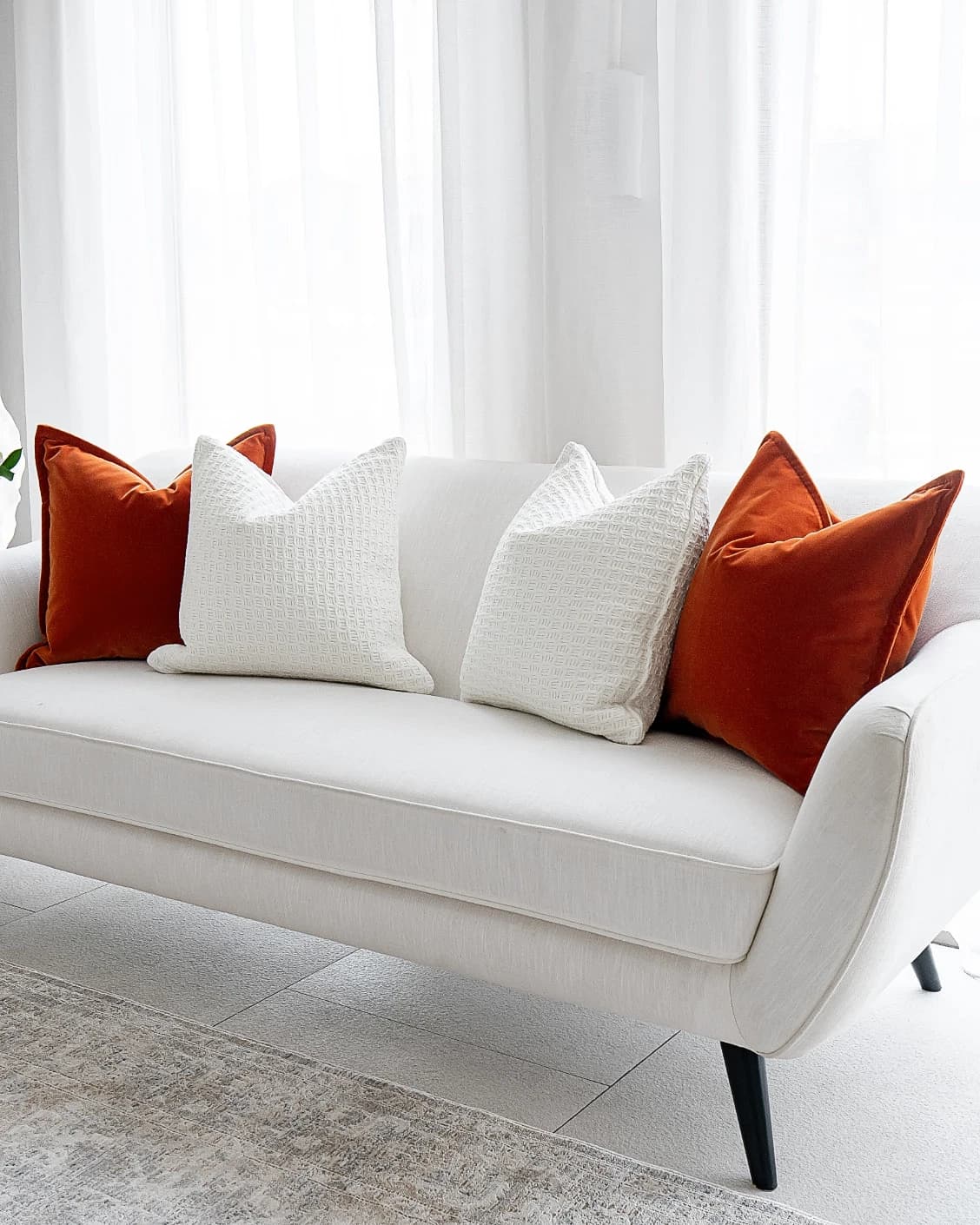 Dianne Bundle cushion, shown in a lifestyle front view as image 2