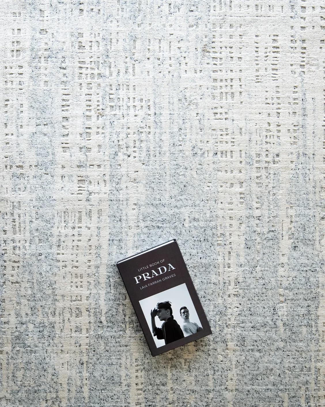 Eh Dillan Ocean carpet in blue, shown in a product top view as image 13