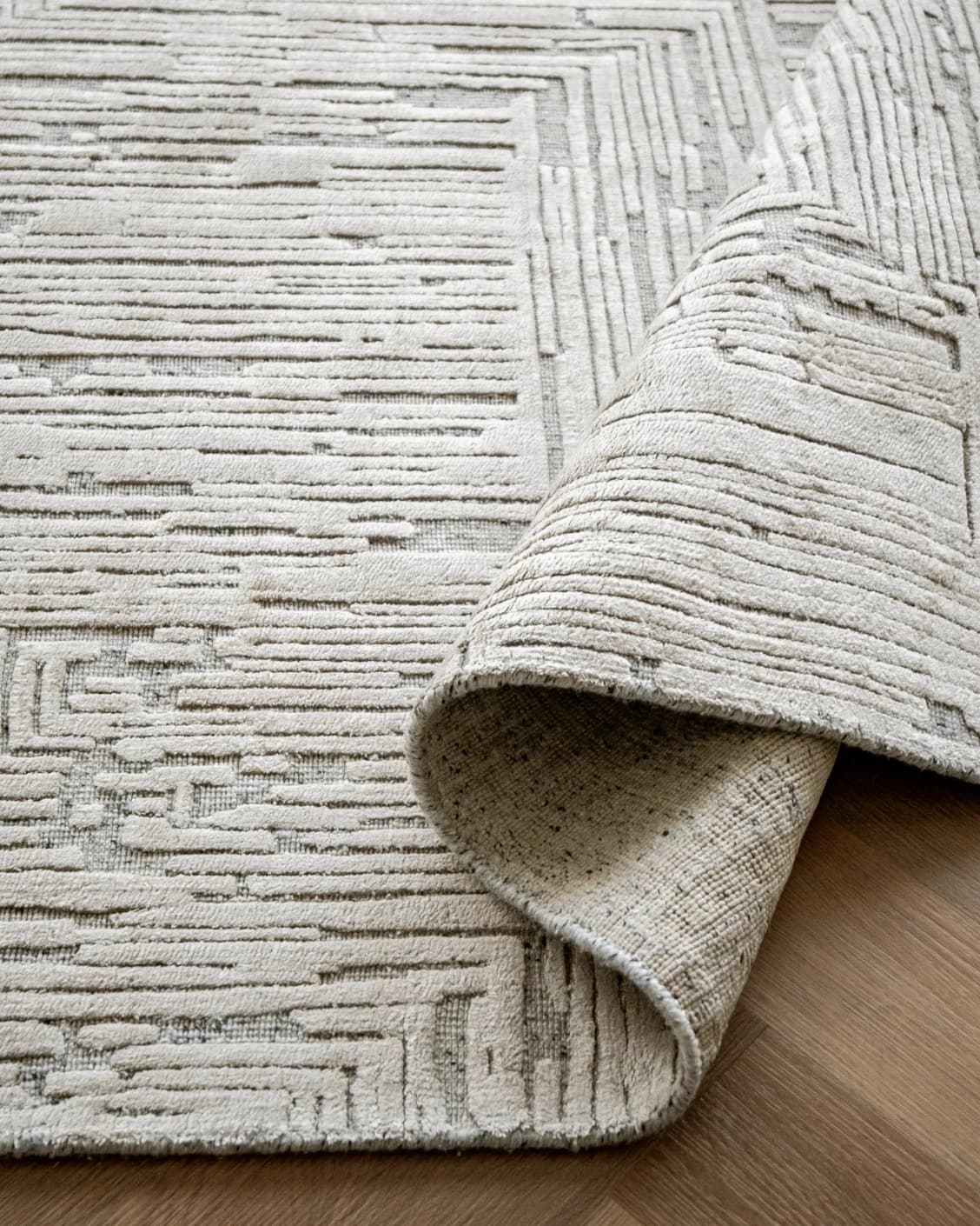Eh Riley Stone carpet in beige, shown in a product close-up as image 9