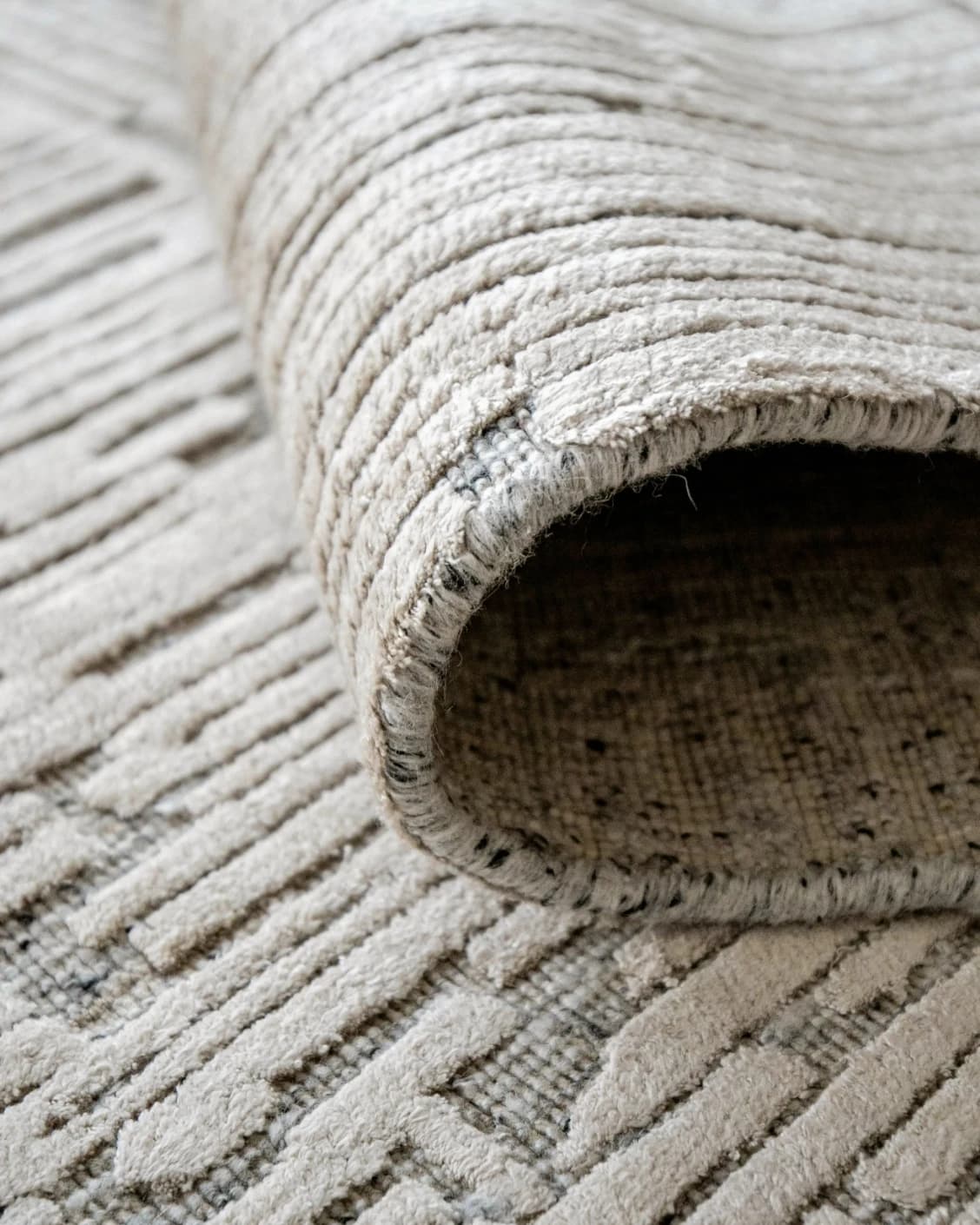 Eh Riley Stone carpet in beige, shown in a product close-up as image 10
