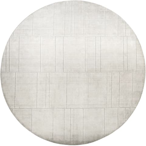 Elliot Bianca carpets in white and pearl, shown in a product top view as image 1
