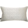 Elmas Klimt II cushion in silver and white, shown in a product front view as image 1
