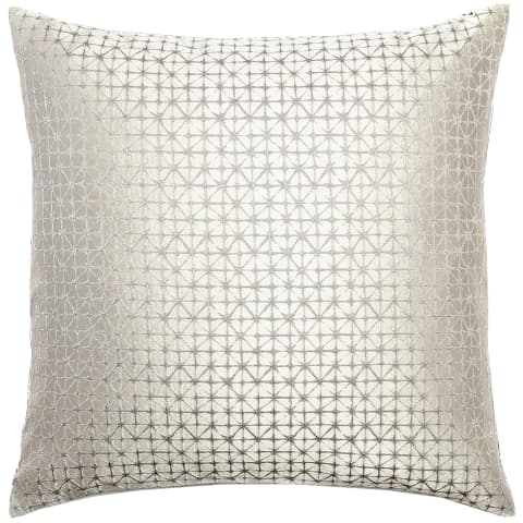 Elmas Klimt single - indoor in silver and white, shown in a product front view as image 1