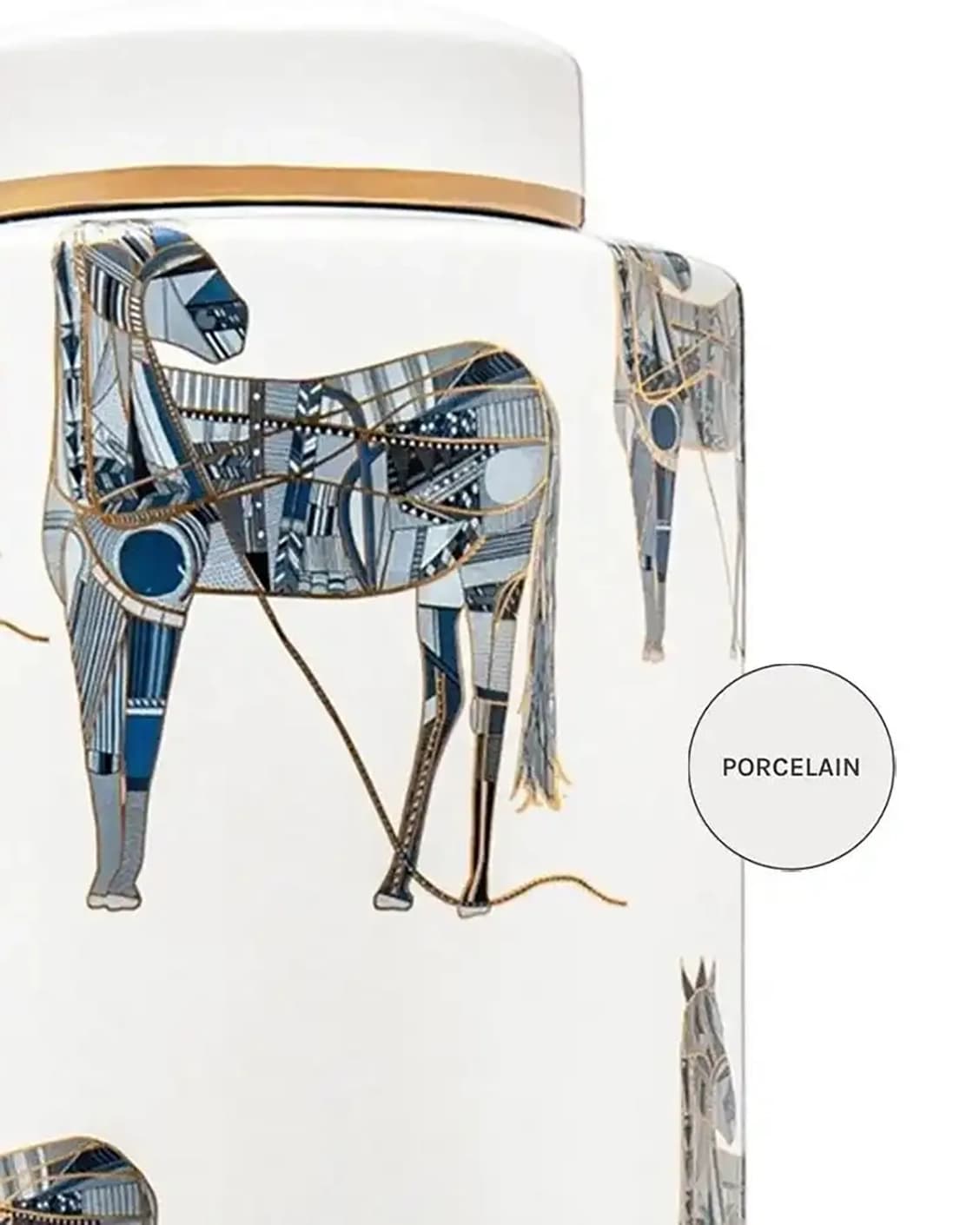 Eloisa Arneson jars in white and blue, shown in a product close-up as image 7