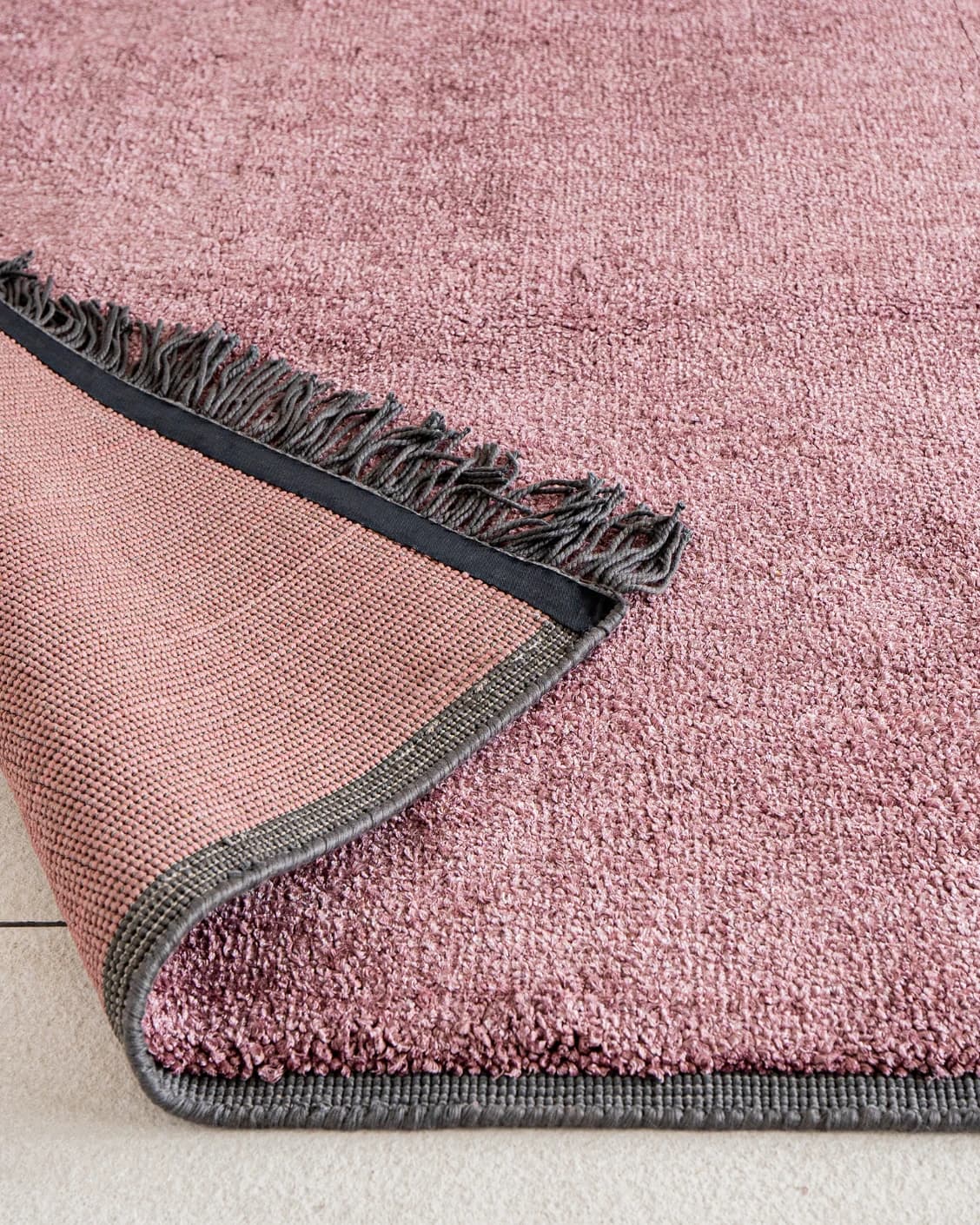 Elyse Rosso carpet in pink, shown in a product close-up as image 10