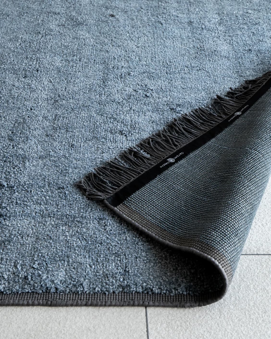 Elyse Sky carpet in sky and blue, shown in a product close-up as image 8