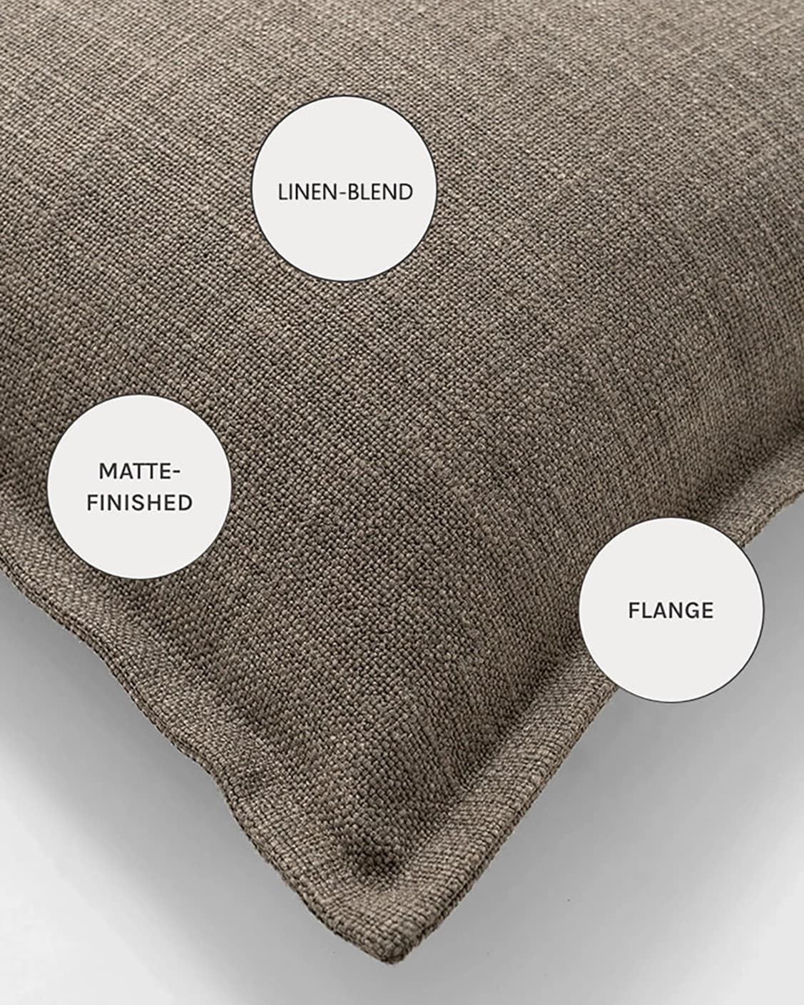 Emmett Braun cushions in brown, shown in a product close-up as image 10