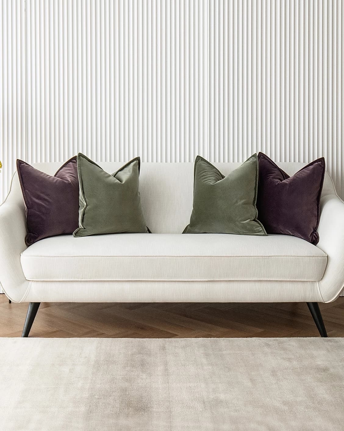 Fiala Bundle cushion, shown in a lifestyle front view as image 2