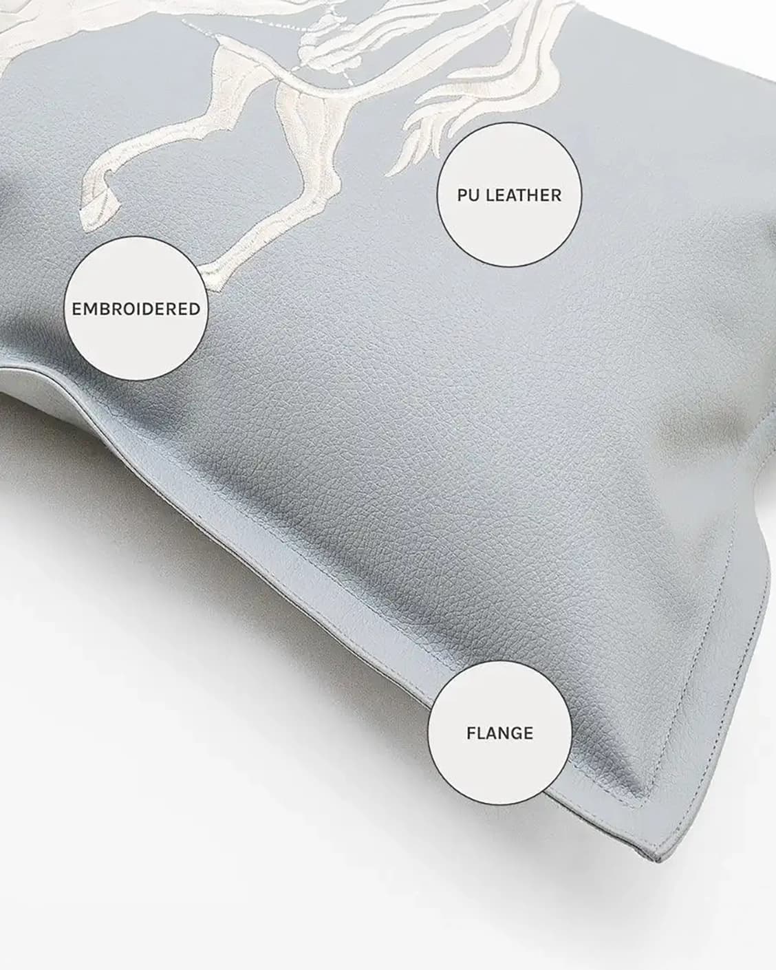 Filip Matisse cushions in blue and white, shown in a product close-up as image 9
