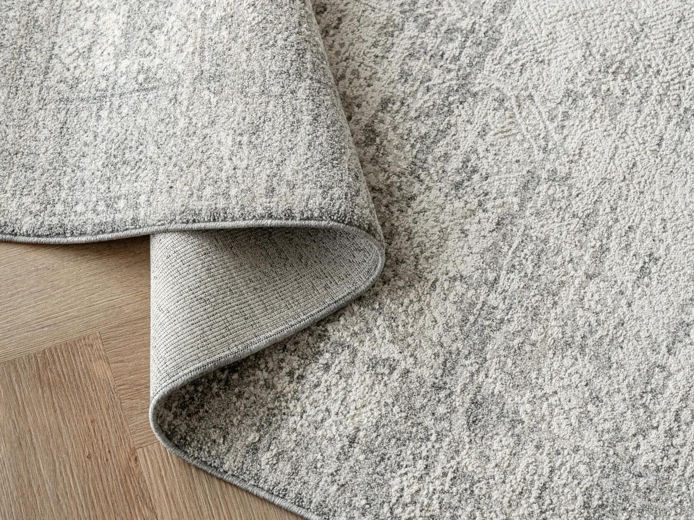 Finley Dune carpet in grey, shown in a product top view as image 13
