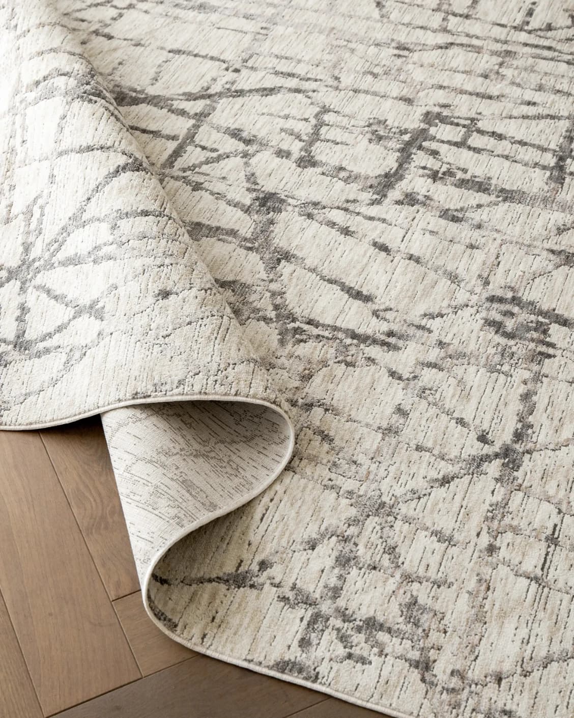 Freida Ashley carpet in grey and beige, shown in a product close-up as image 10