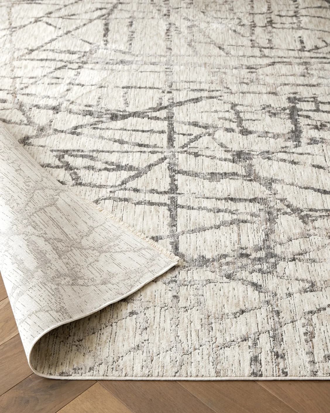 Freida Ashley carpet in grey and beige, shown in a product front view as image 12