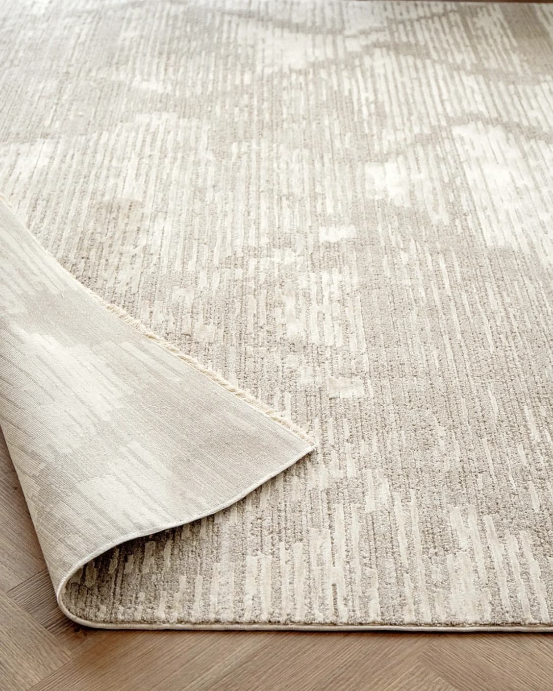 Freida Sandy carpet in beige, shown in a product close-up as image 11