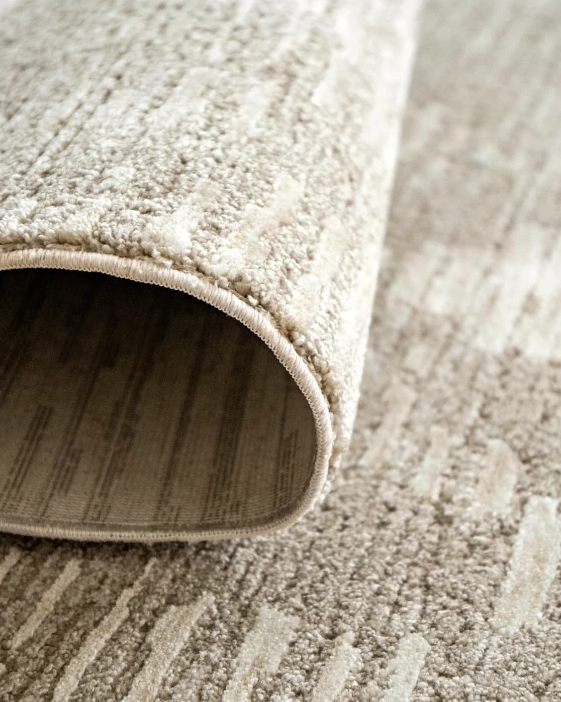 Freida Sandy carpet in beige, shown in a product close-up as image 13