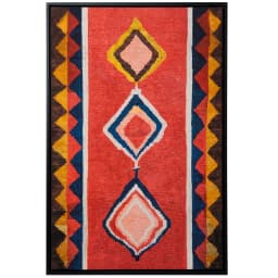 Gabbeh canvas in red, shown in a product front view as image 1