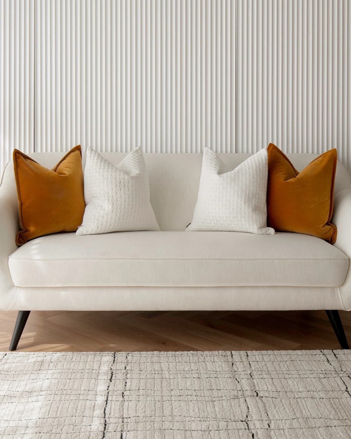 Gavin Bundle bundle - indoor in orange, shown in a lifestyle front view as image 1