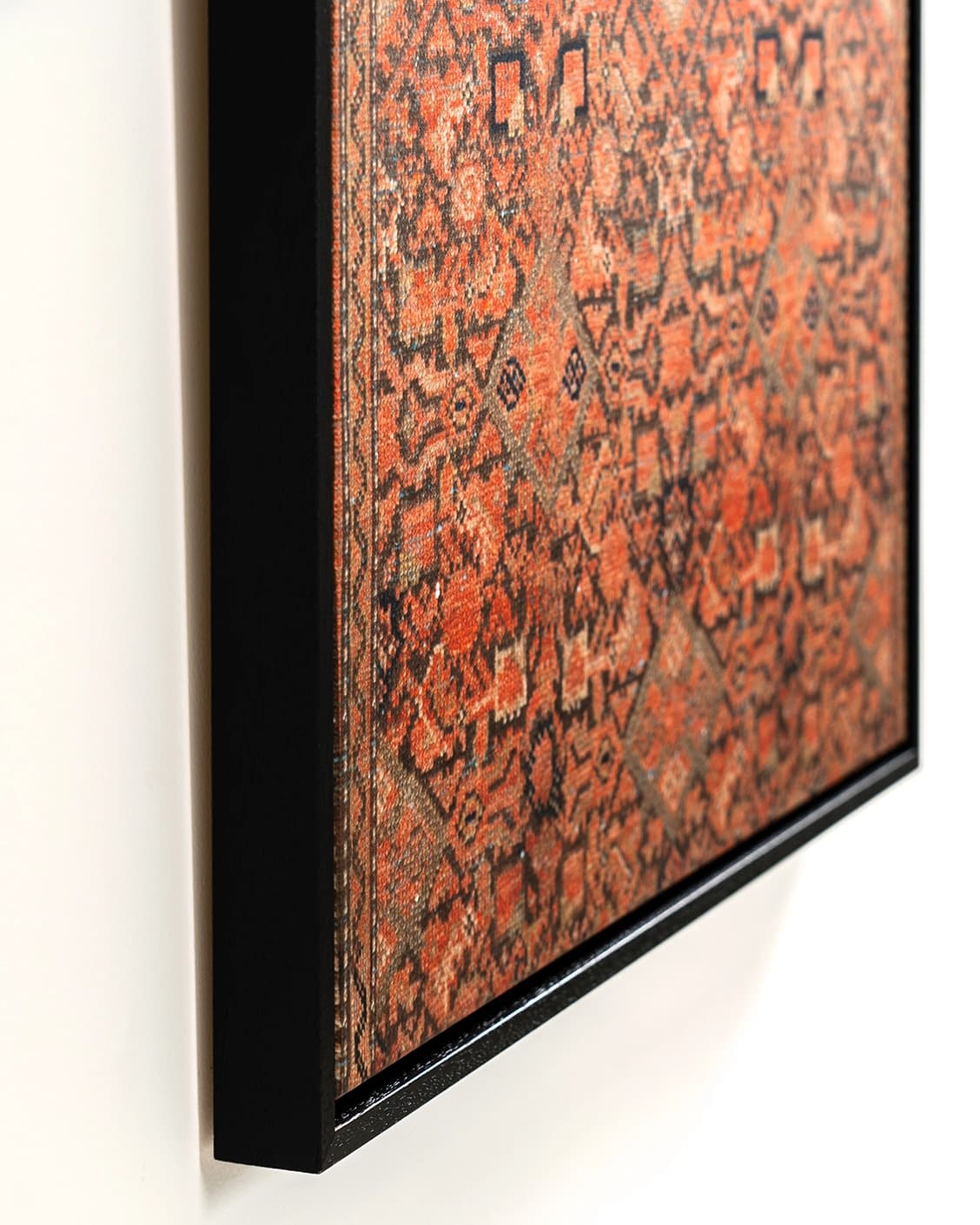 Geo Garden canvas in brown, shown in a lifestyle close-up as image 5