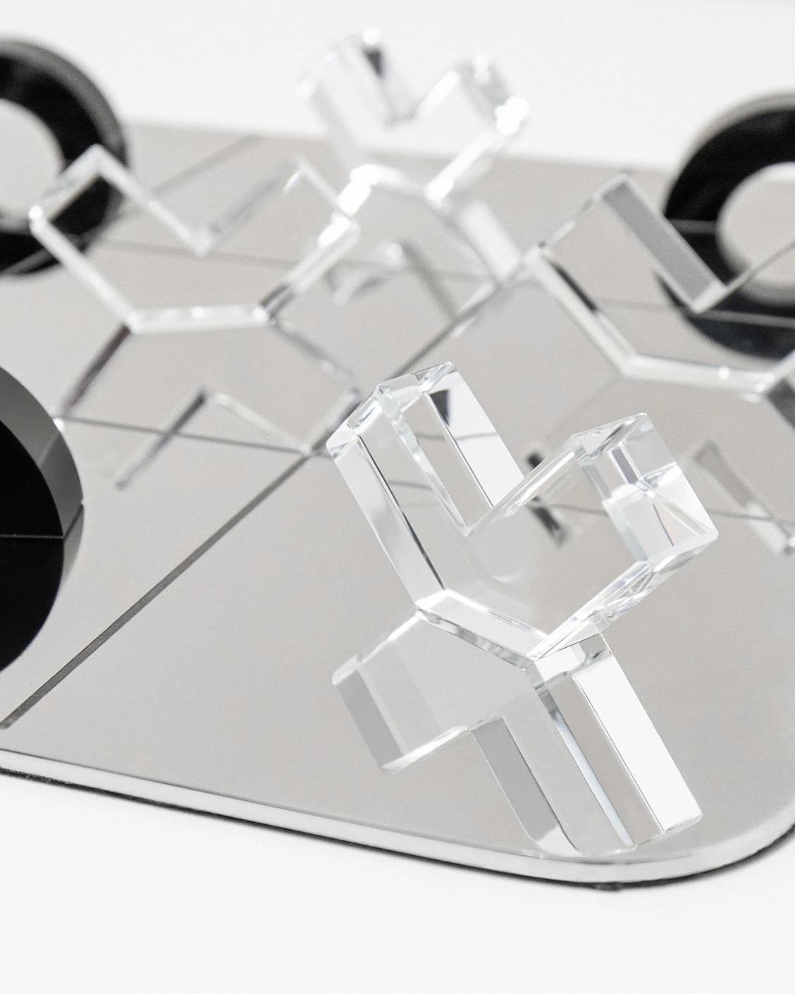 Glacia Malcolm Xo Gameboard statues and sculptures in black, shown in a product top view as image 2