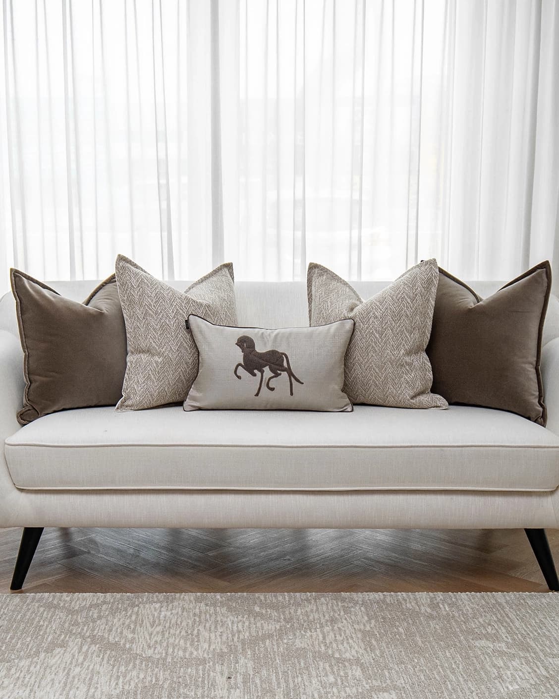 Gracia Bundle bundle - indoor in brown, shown in a lifestyle front view as image 1