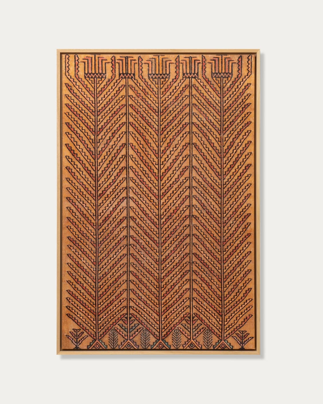 Grain & Grow canvas in brown, shown in a product front view as image 1