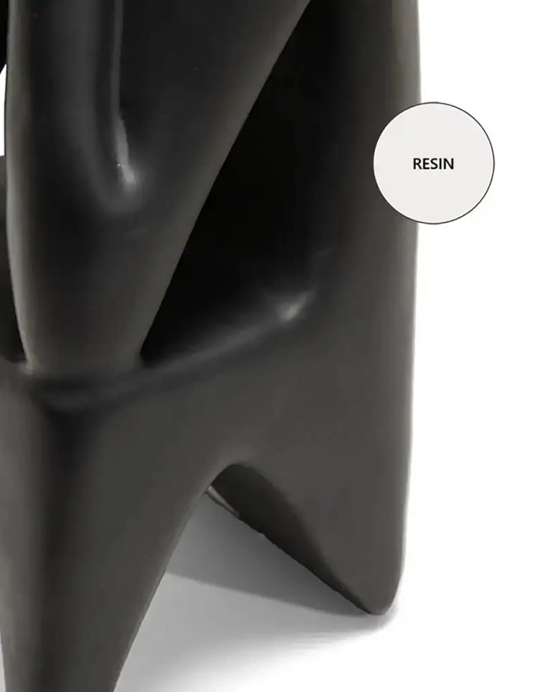 Hakim Arneson statues and sculptures in black, shown in a product close-up as image 9